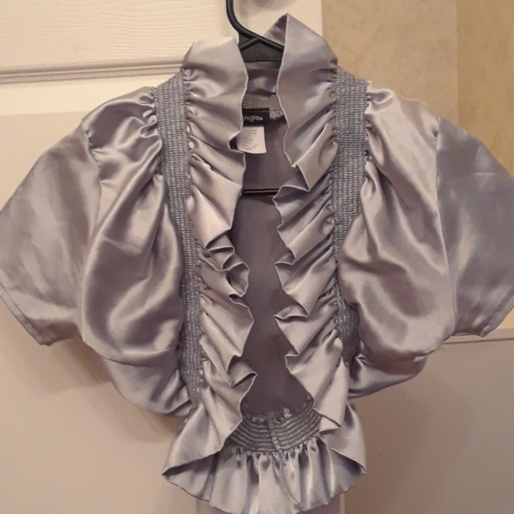 Cute satin blazer